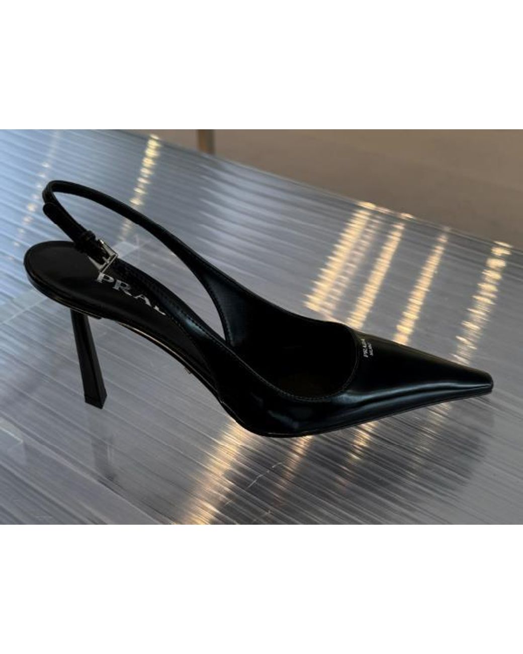 Prada Black Heeled Shoes