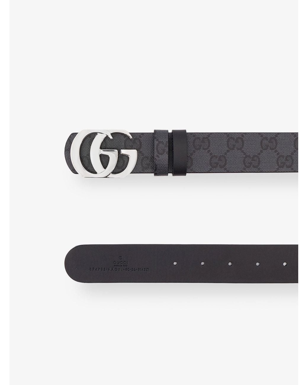 Gucci White Gg Marmont Belt for men