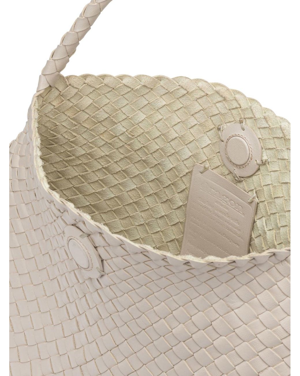 Dragon Diffusion Natural Santa Maria Shoulder Bags White
