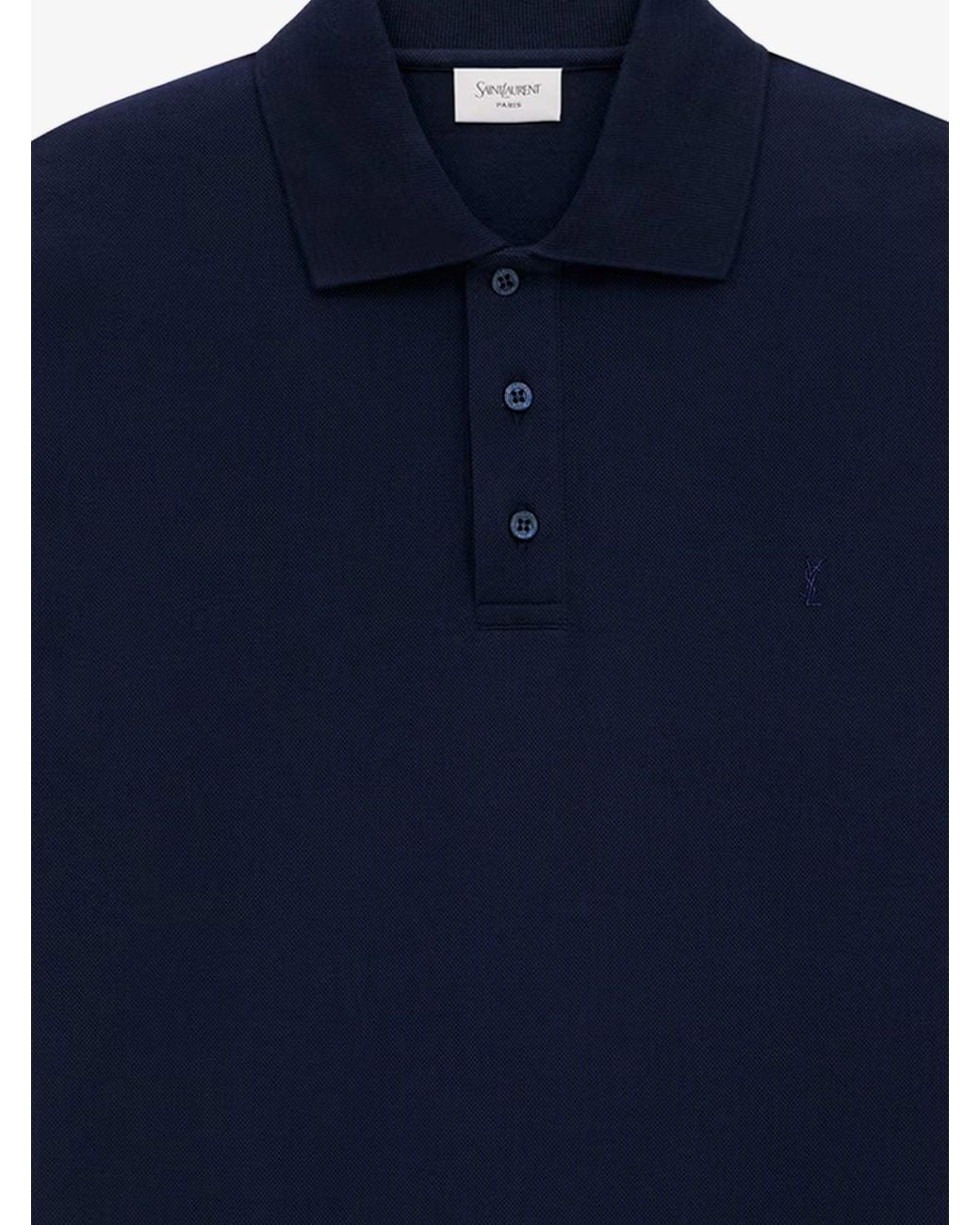 Saint Laurent Blue Polo for men