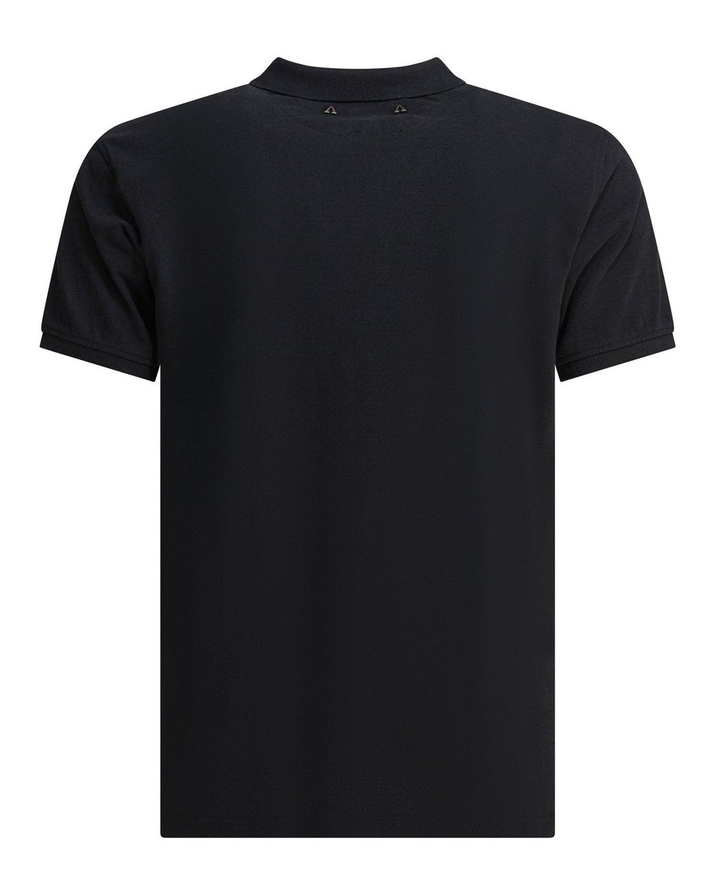 Altum Black Cotton Polo Shirt for men