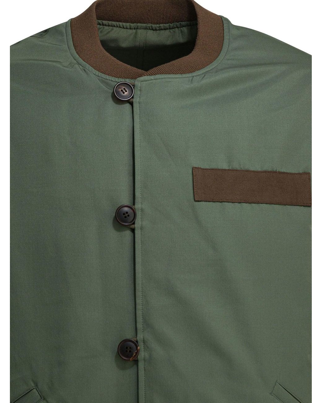 Visvim Green Wool Silk Jacket for men