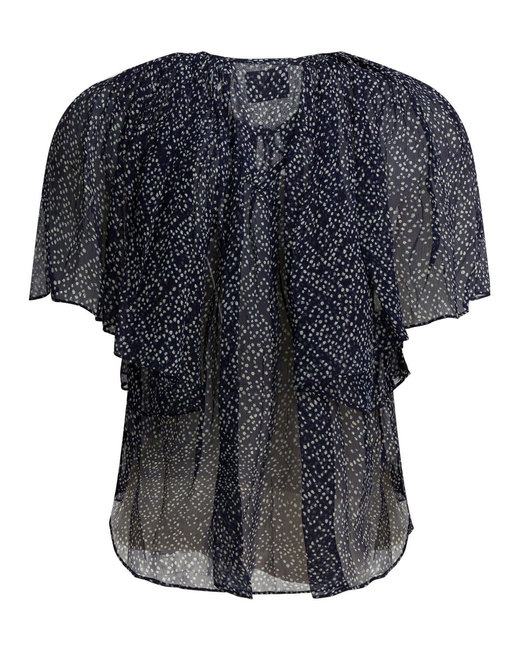 Isabel Marant Black "Neslya" Viscose Blouse