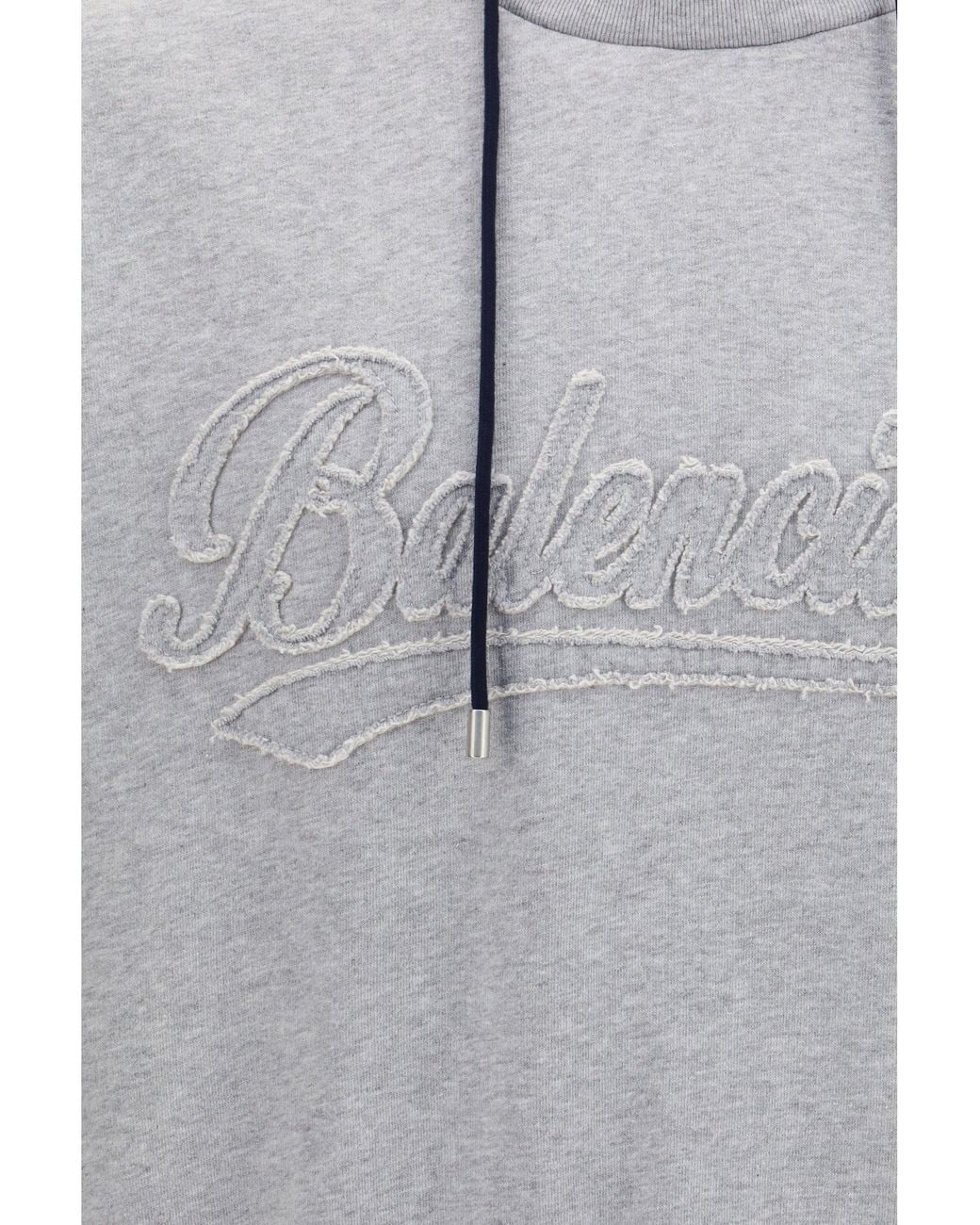 Balenciaga Gray Three-Layer Hoodie Heather for men