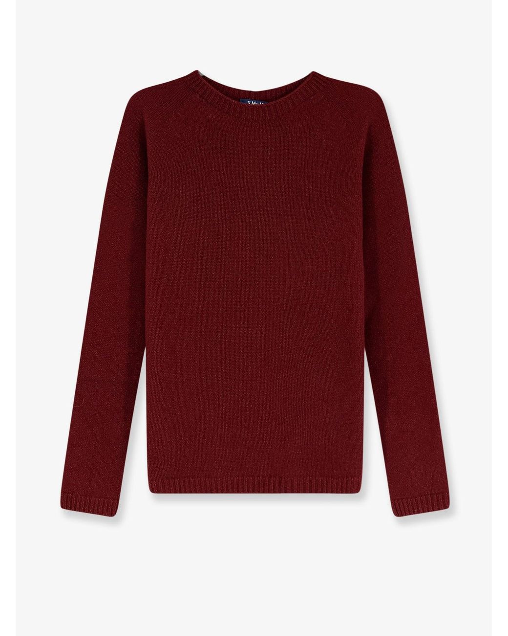Max Mara Red Smmgeorg Wool And Cashmere Sweater