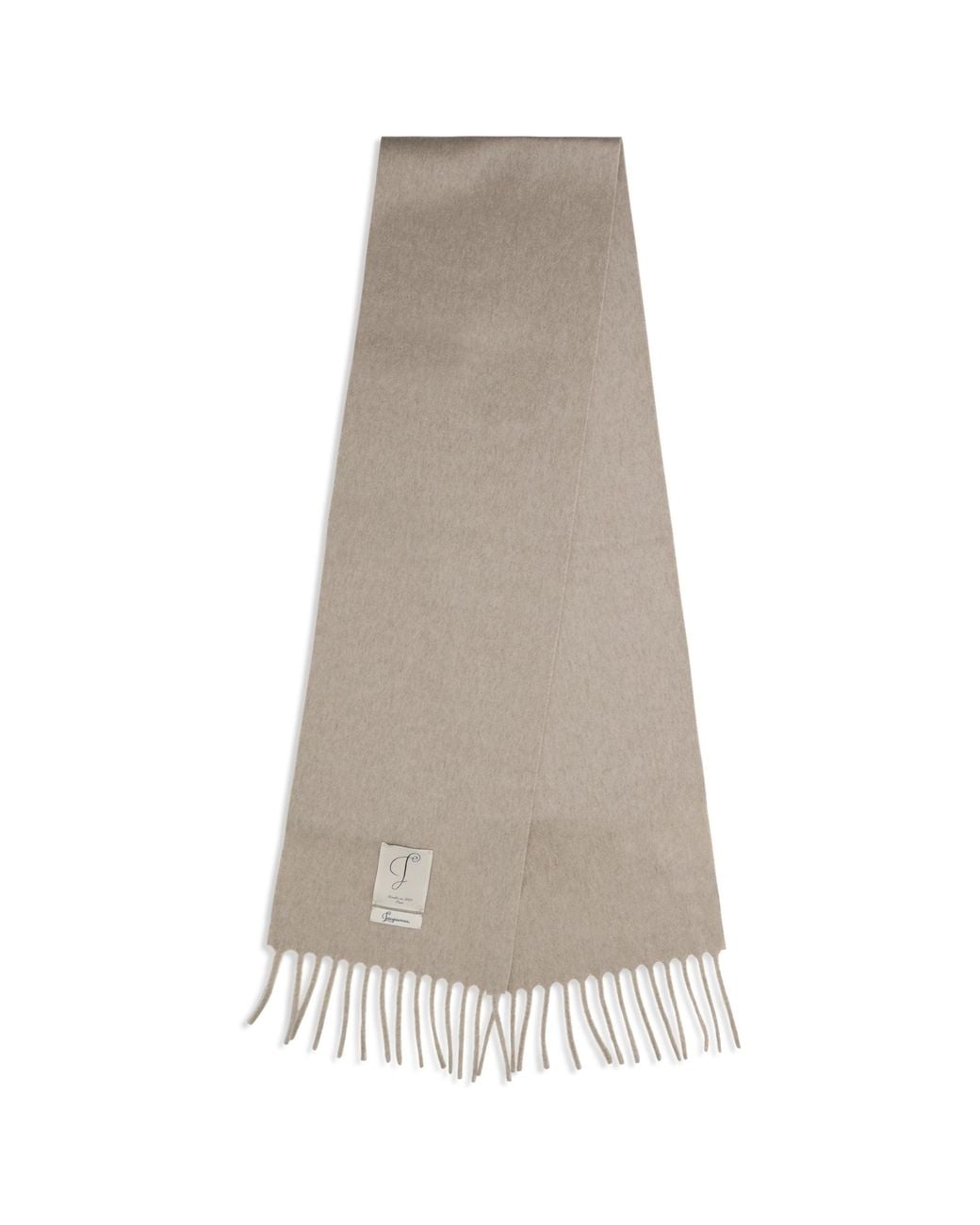Jacquemus White Cavallo Fringed Scarf for men