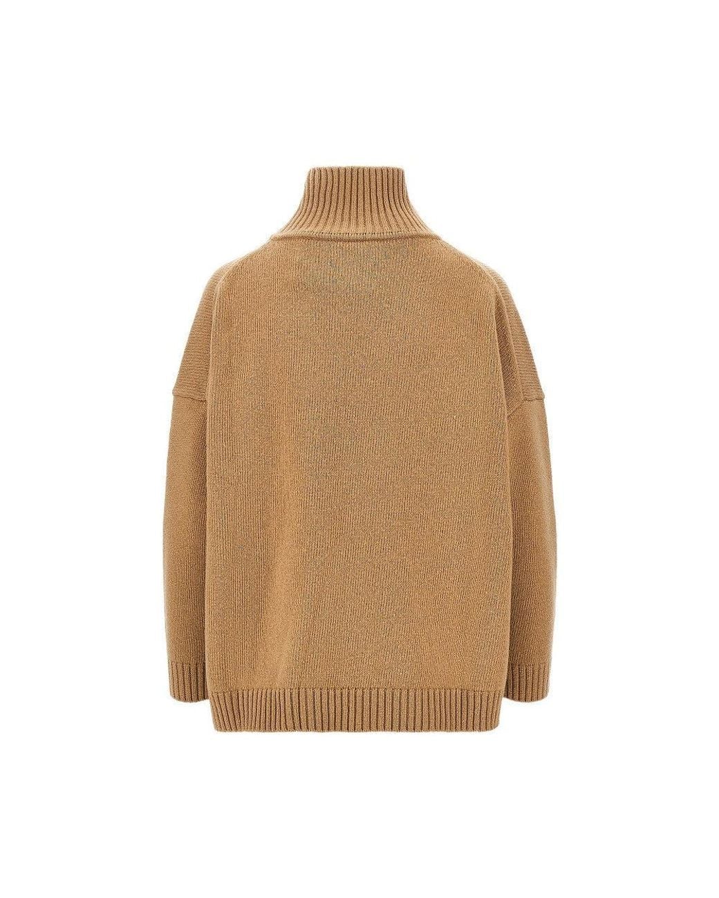 Weekend by Maxmara Natural Virgin Wool Knitted Sweater