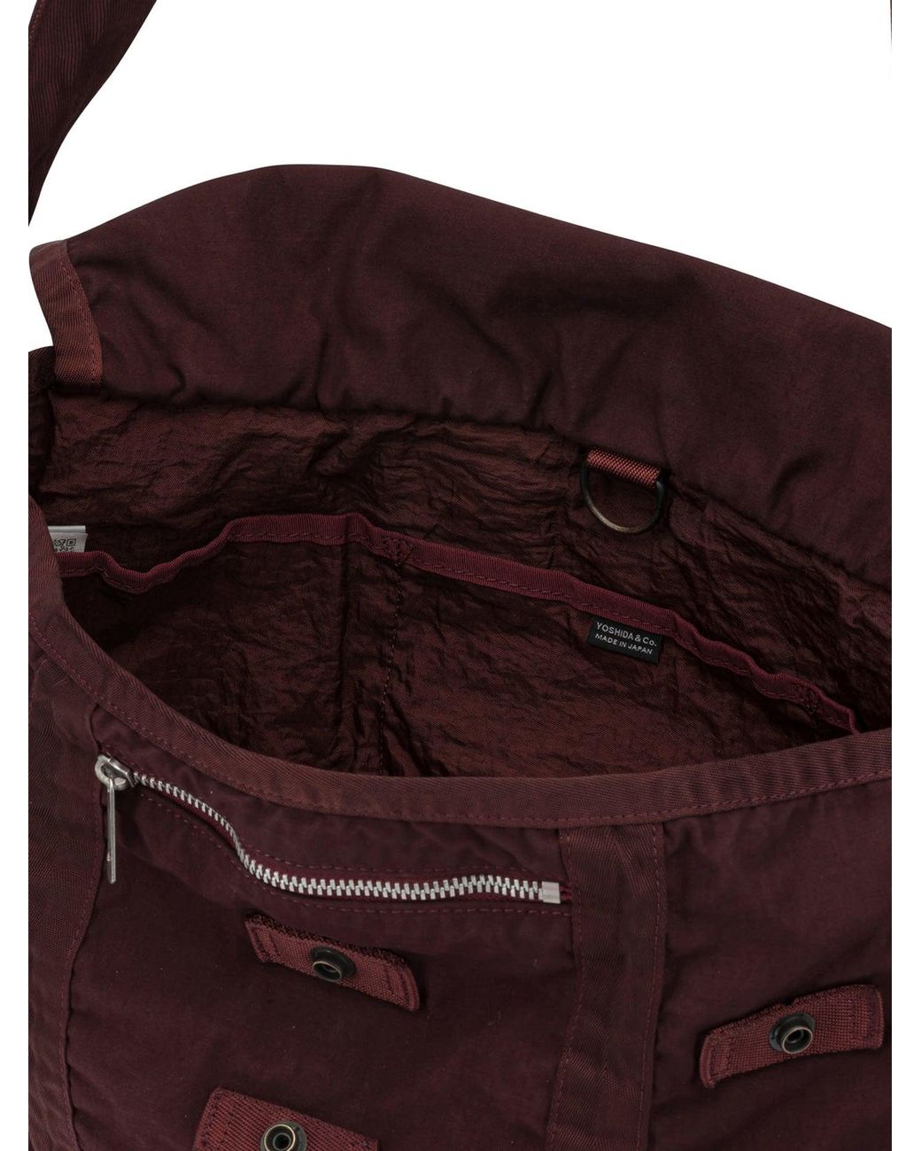 PORTER-YOSHIDA & CO Purple Porter-Yoshida & Co Crag Messenger Large Shoulder Bag Bordeaux for men