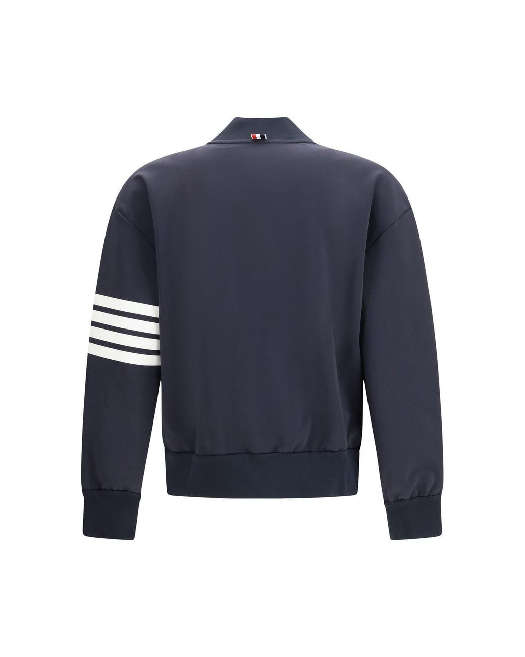 Thom Browne Blue Zipped Bomber Jacket for men