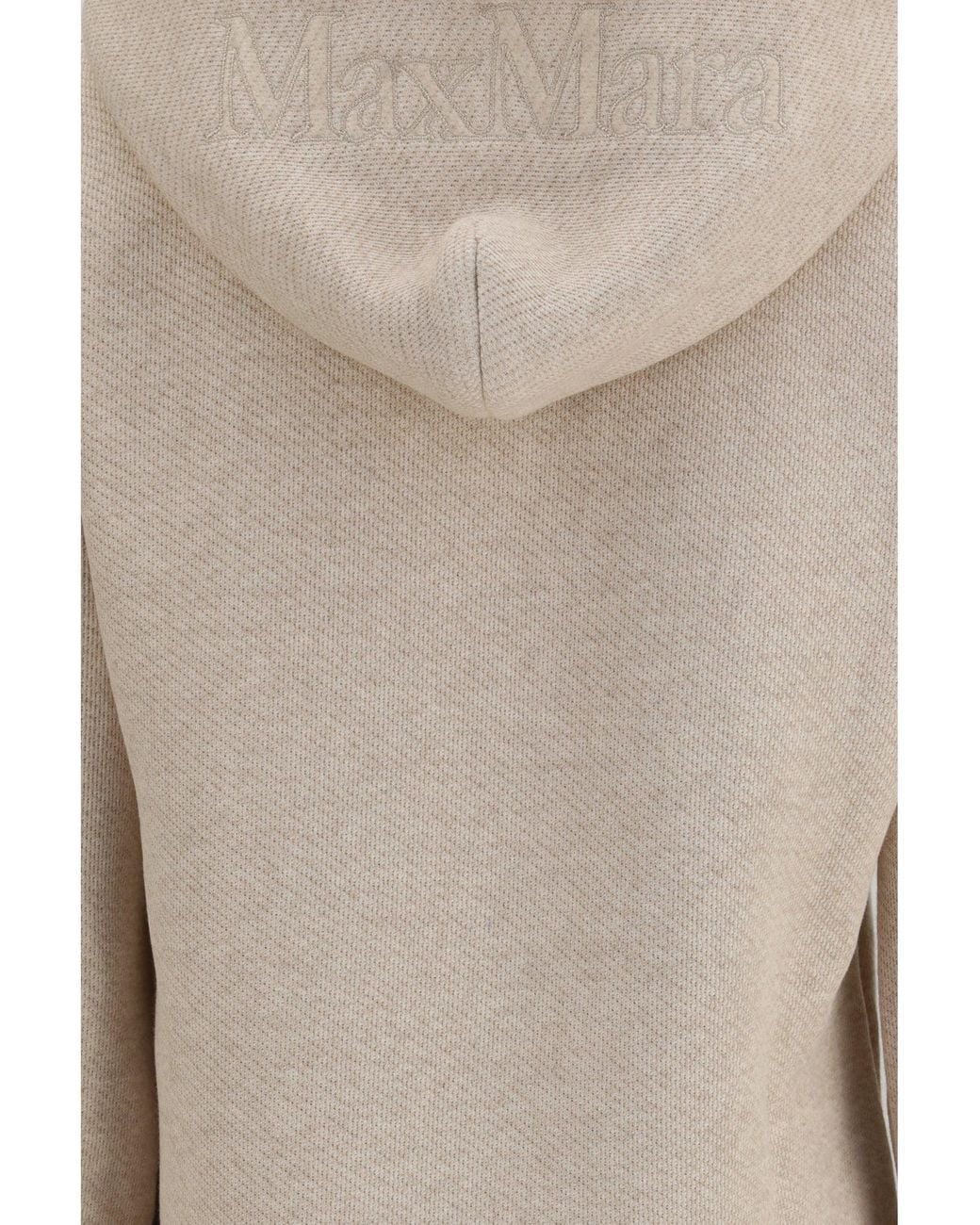 Max Mara Pure Natural Hooded Sweatshirt