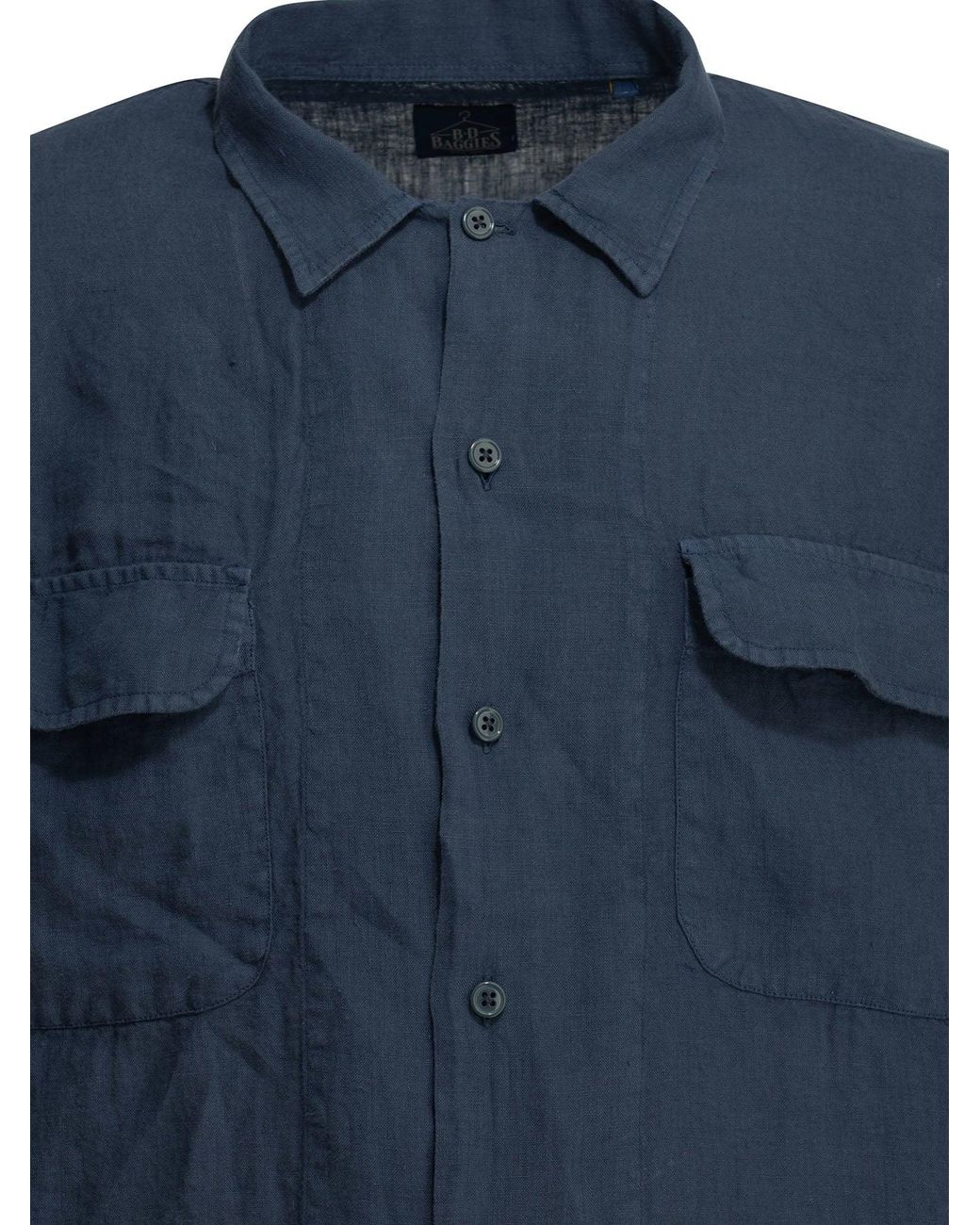 B.D. Baggies Blue "Kris" Casual Shirt
