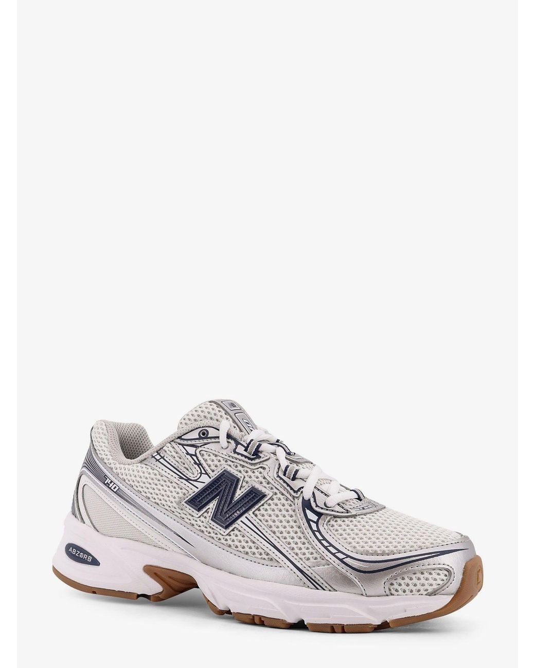 New Balance White Low-Top Sneakers 740 Mesh for men