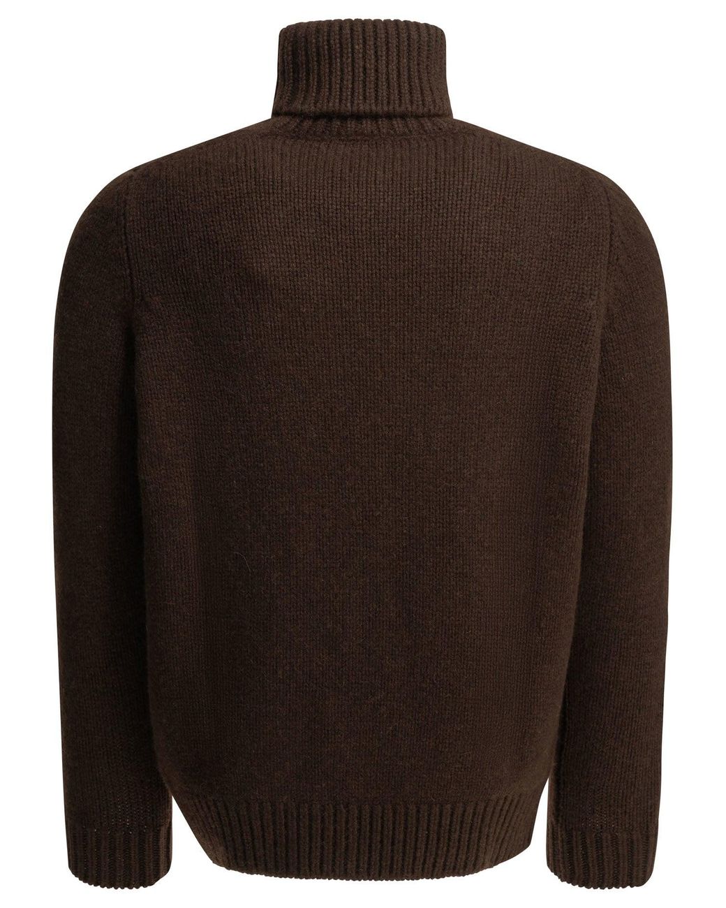 Altum Brown Cashmere Turtleneck Sweater