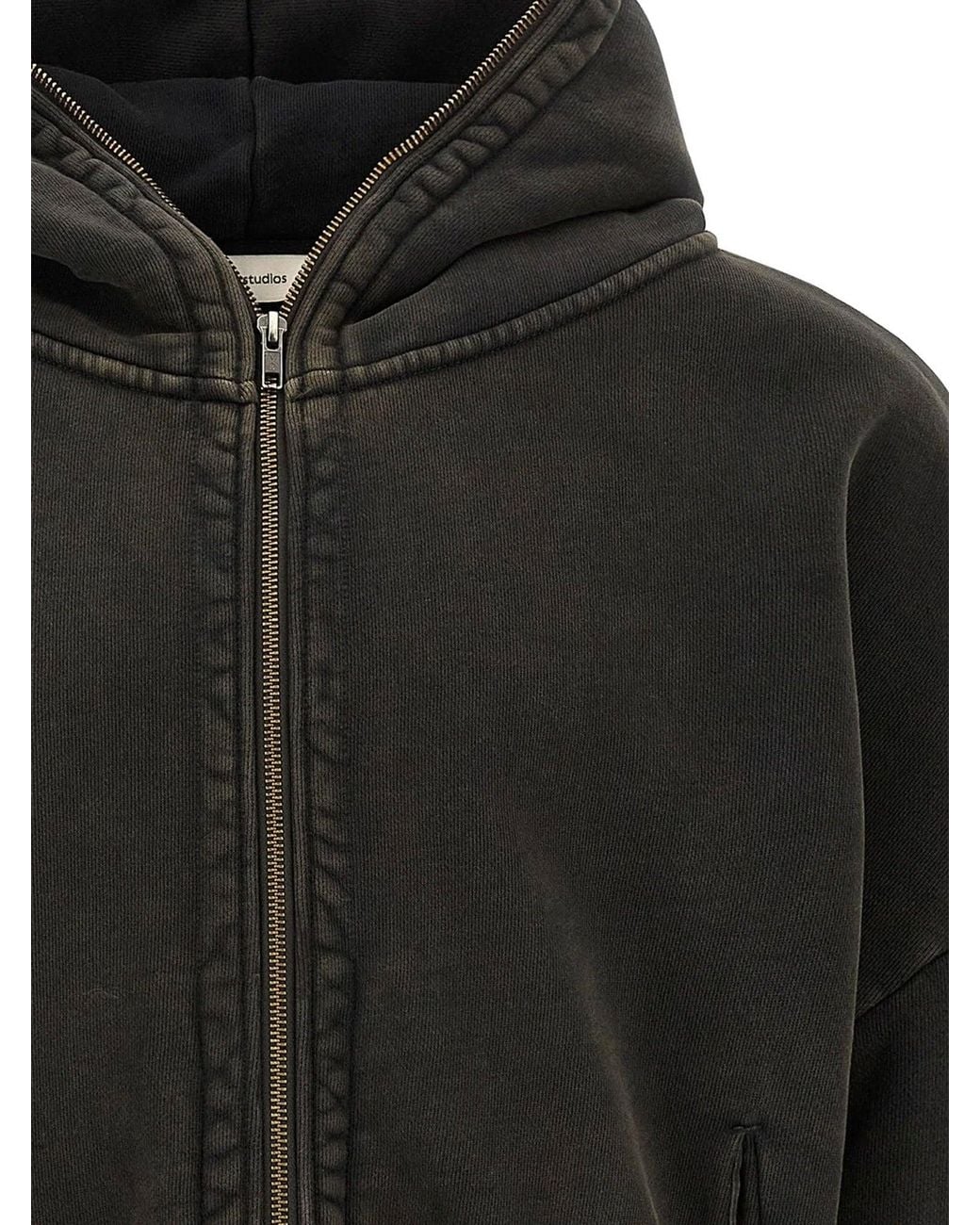 Entire studios Black Cotton Eternal Zip Hoodie