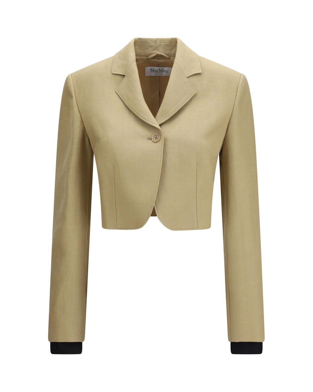 Max Mara Natural Buono Linen Jacket
