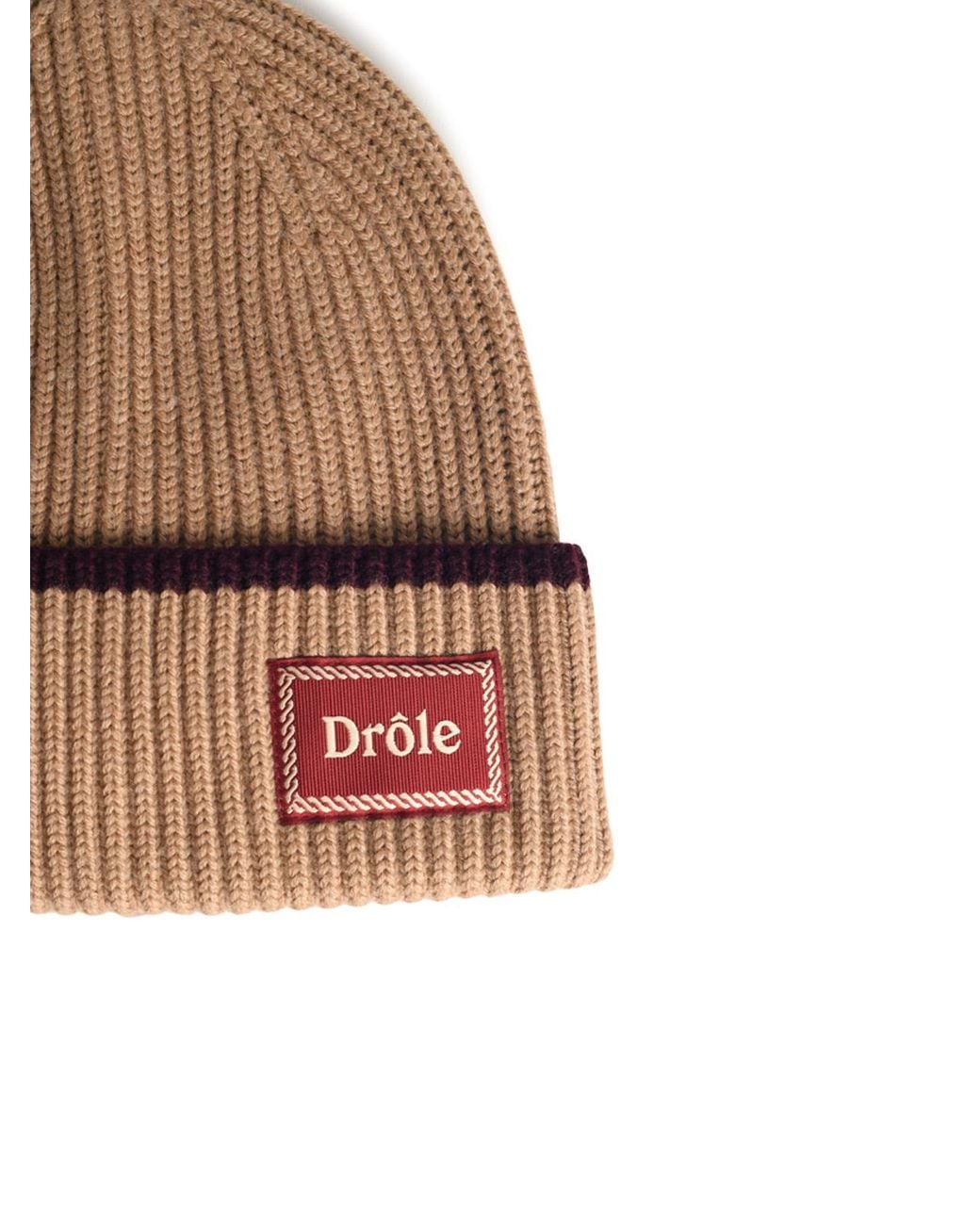 Drole de Monsieur Natural 'Le Bonnet Laine' Merino Wool Beanie for men
