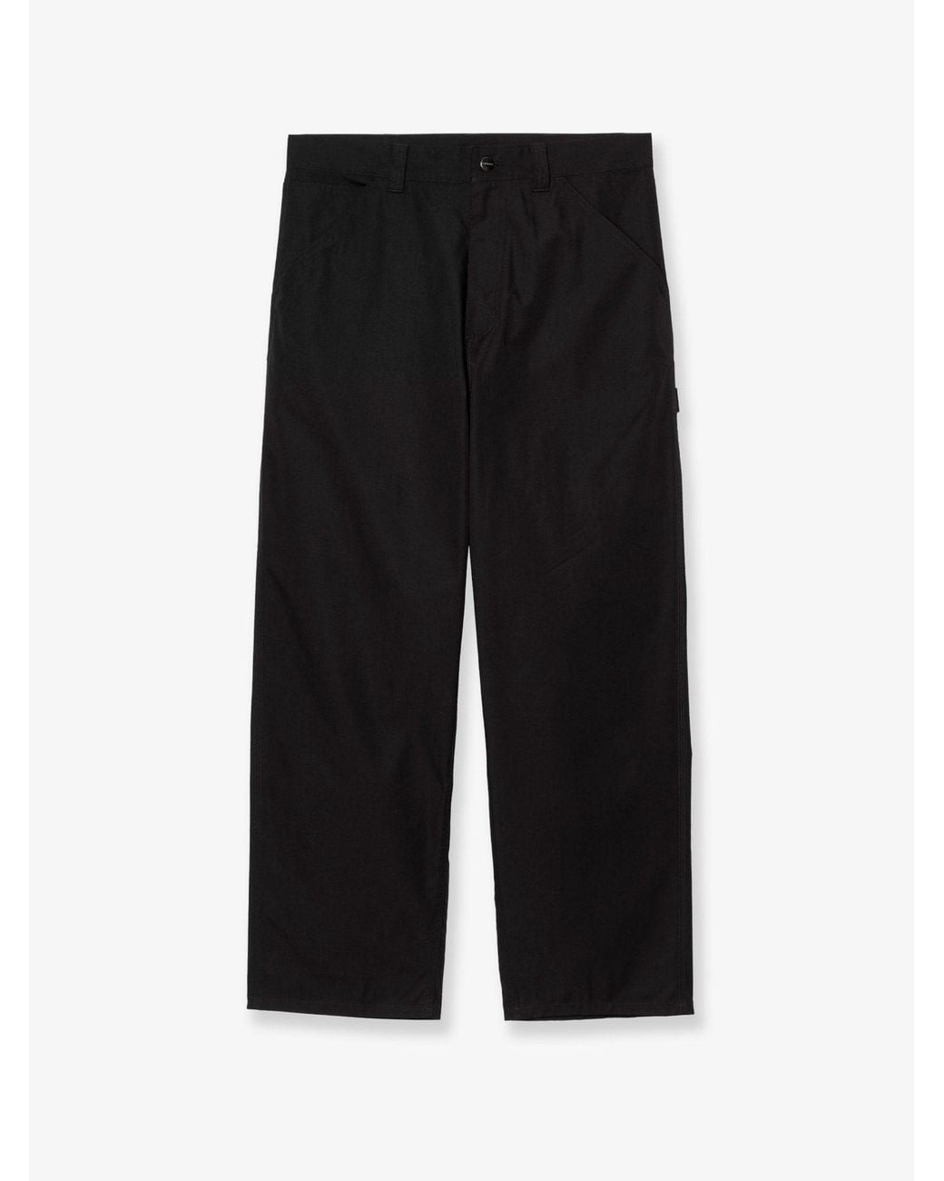 Carhartt Black Postal Single Knee Cotton Blend Trousers for men