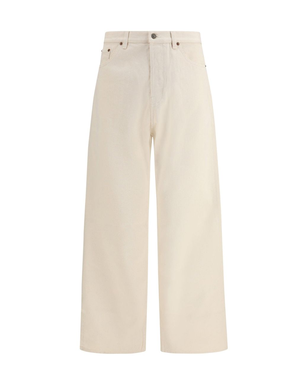 Valentino White Denim Trousers