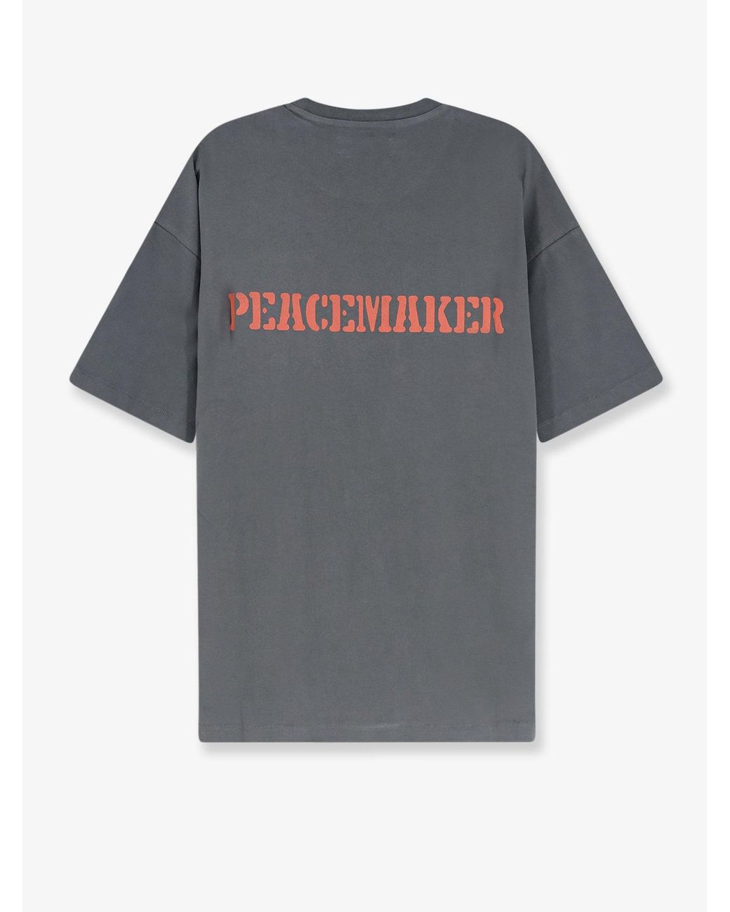 Oamc Peacemaker Gray Cotton T-Shirt for men