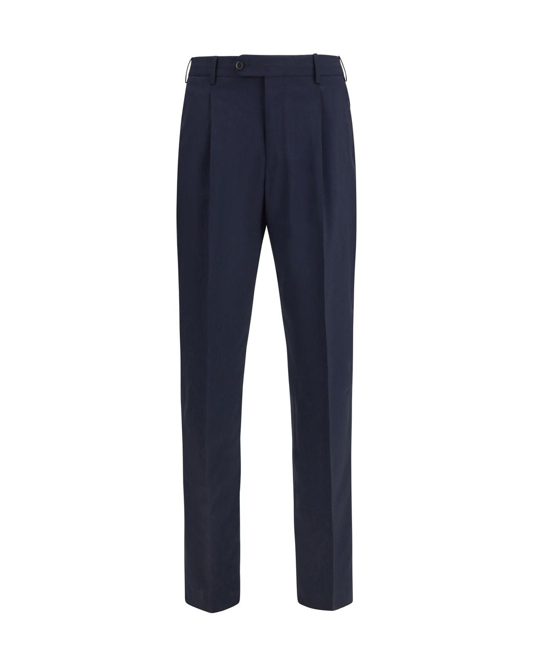 PT Torino Blue Trousers Union Superlight Wool for men