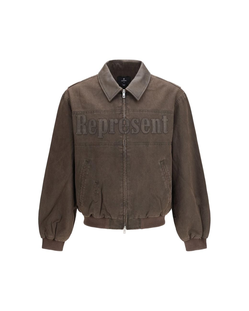 Represent Brown Bomber Jacket Roscoe for men