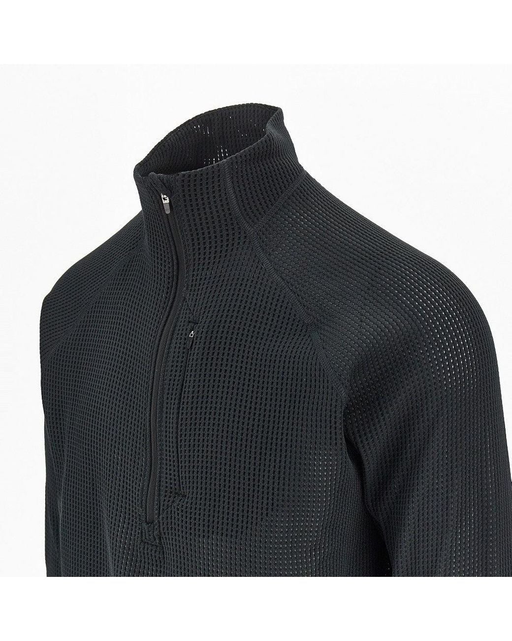 houdini Black Pace Flow Half-Zip Top for men