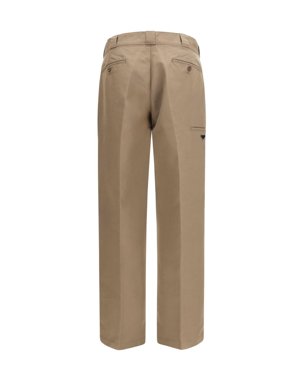 Prada Natural Technical Wide-Leg Pants for men