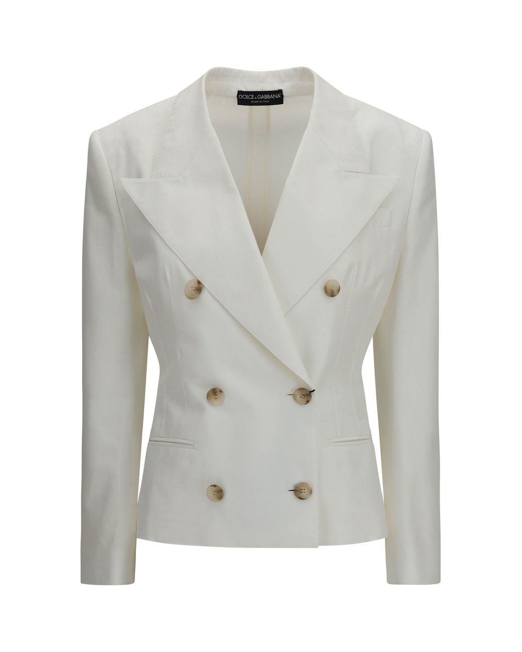 Dolce & Gabbana Gray Dolce & Gabbana Double-Breasted Blazer