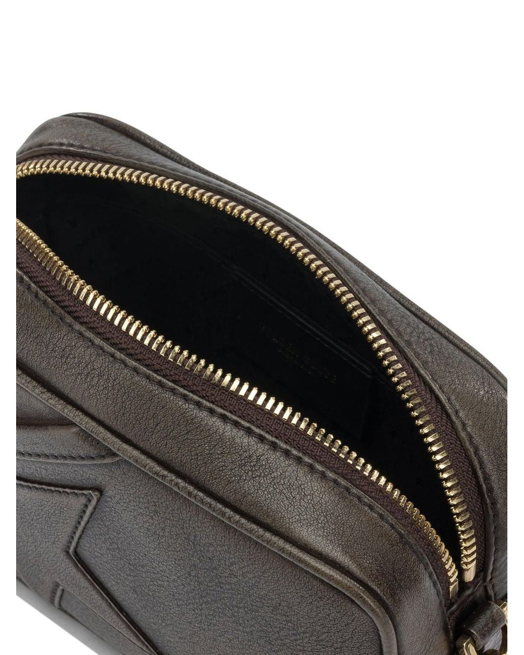 Golden Goose Deluxe Brand Gray "Star Bag" Mini Pouch Bag