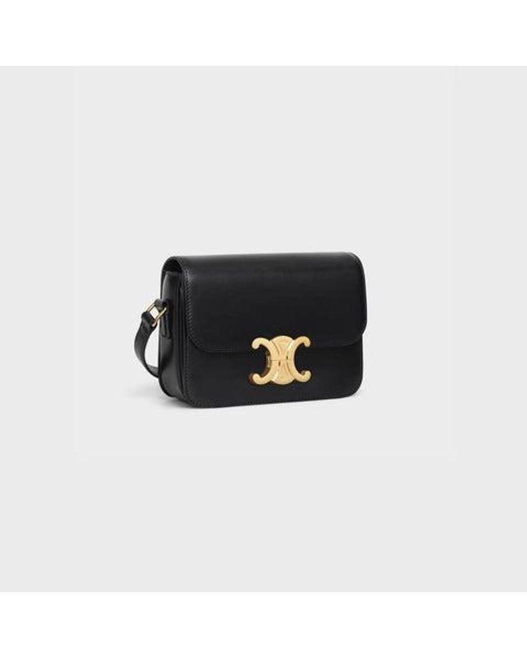 Céline Black "Teen Triomphe" Mini Crossbody Bag