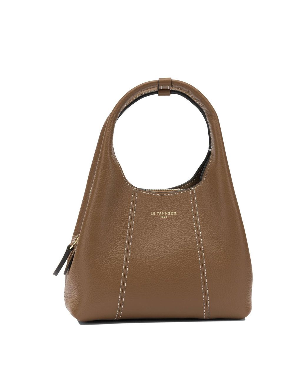 Le Tanneur Brown Leather Handbag