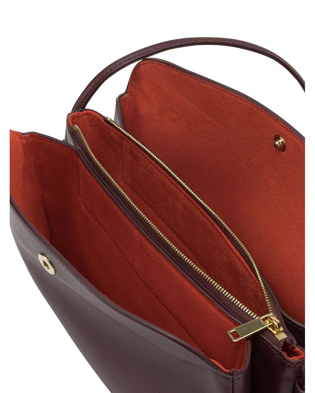 Céline Purple Clutch Bag Bordeaux