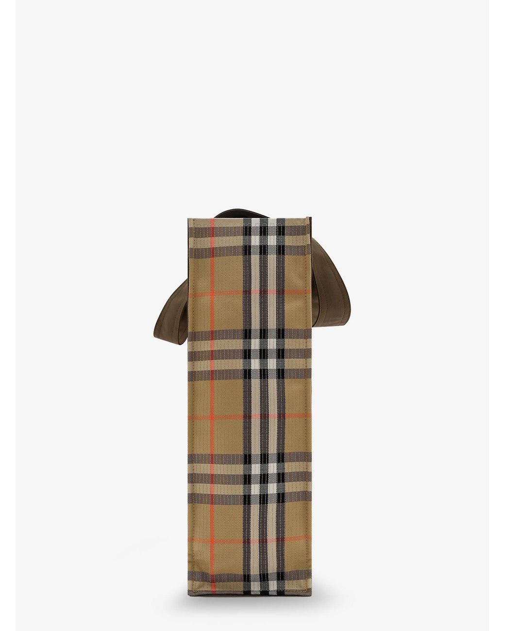Burberry Brown Trench Check Canvas Shoulder Bag for men