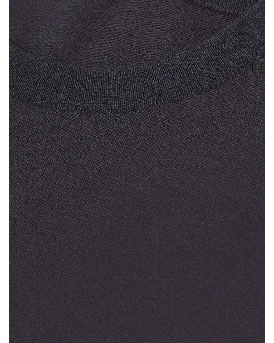 Loro Piana Blue Cotton T-Shirt