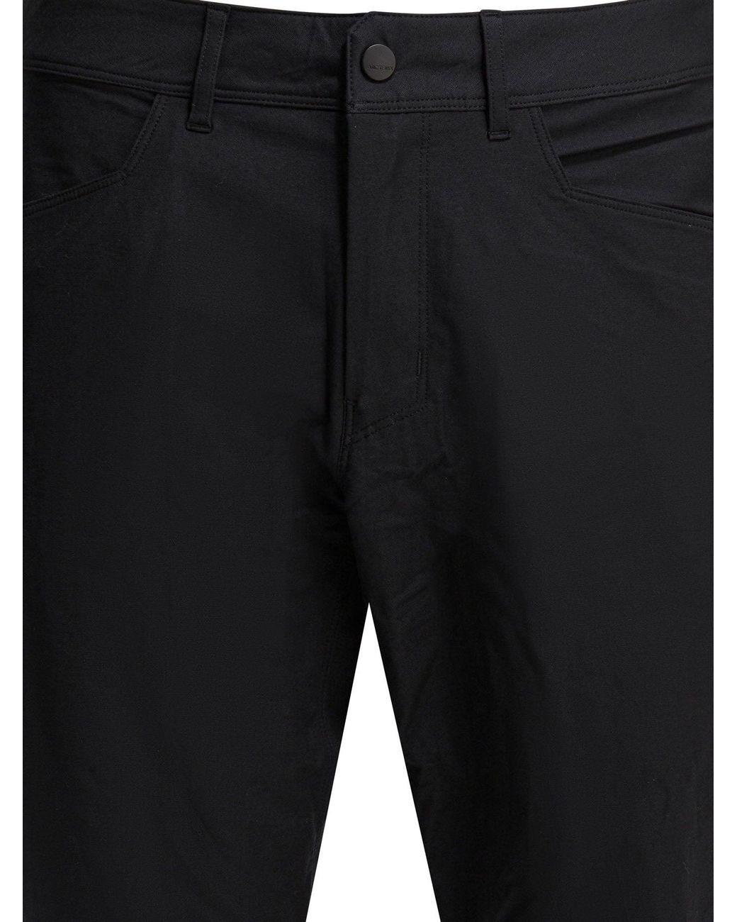 Arc'teryx Black Cotton Nylon Elastane Trousers for men