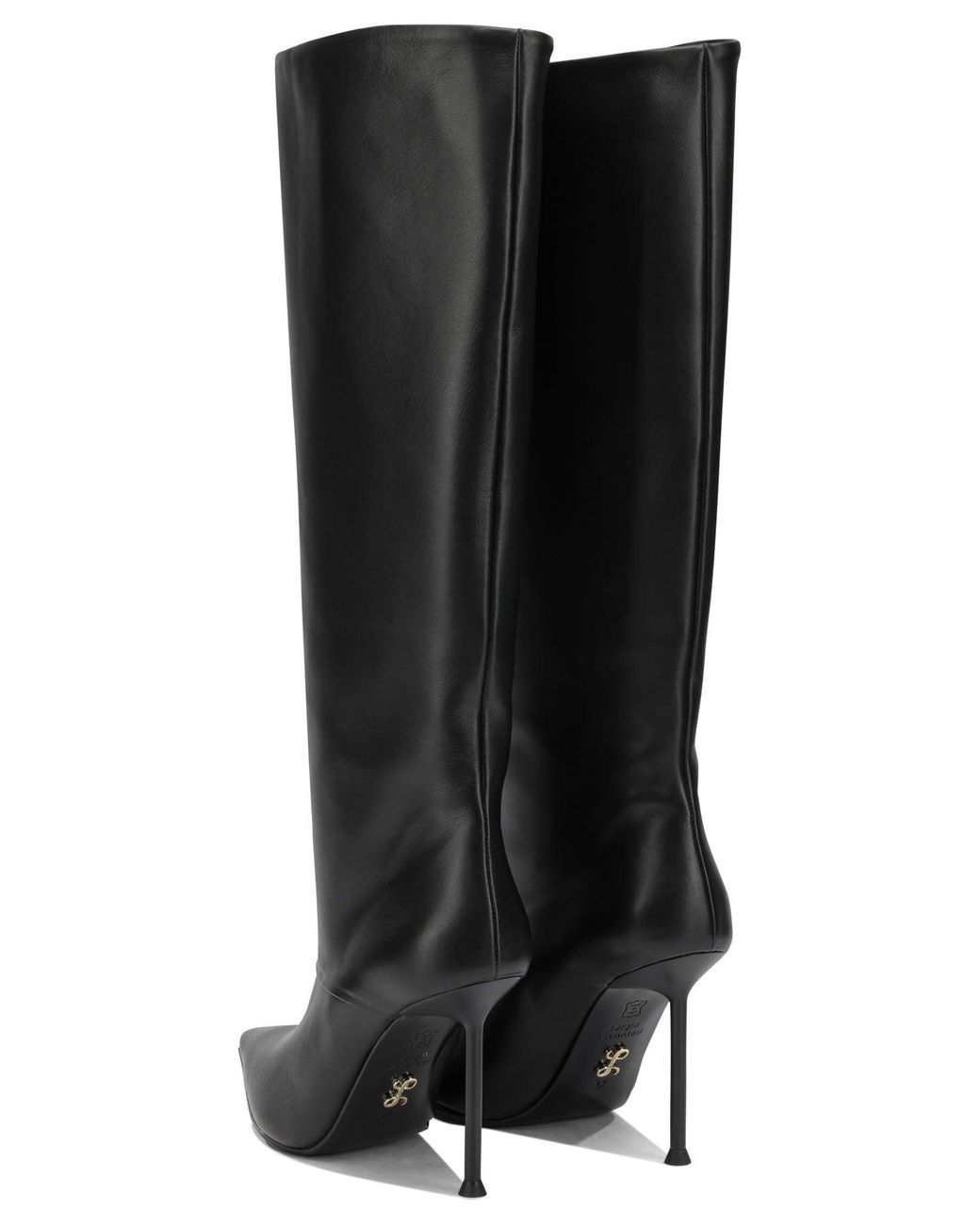 Sergio Levantesi Black "Layla 100Mm" Knee-High Boots