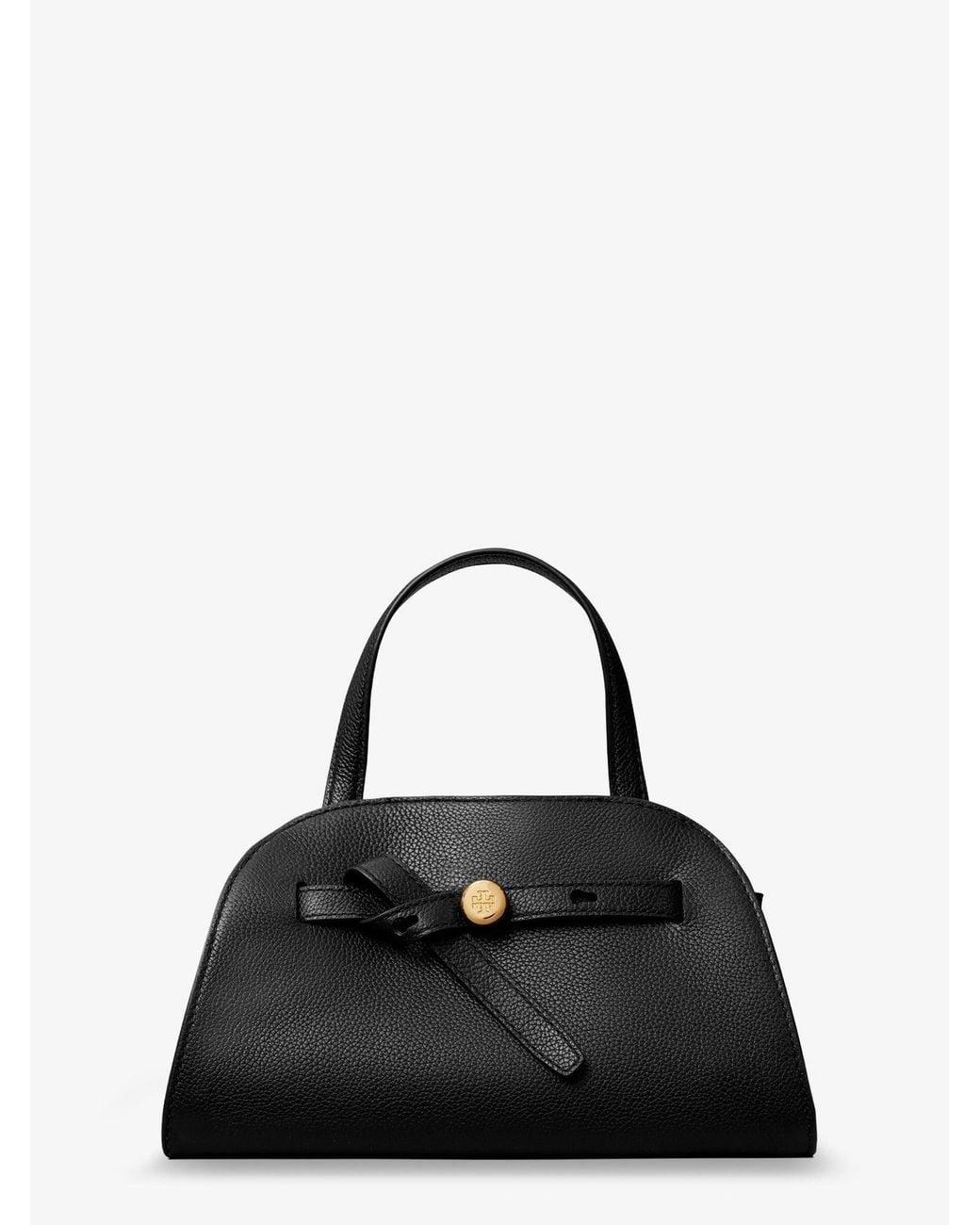 Tory Burch Black Romy Small Leather Satchel Bag