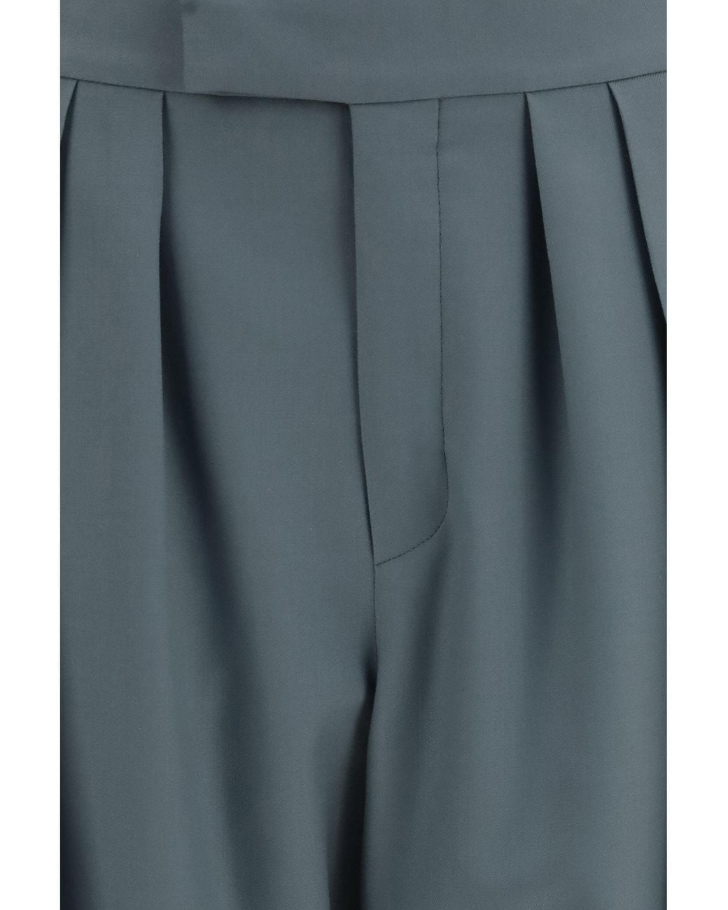 Chloé Blue Chloé Tailored Wool Pants