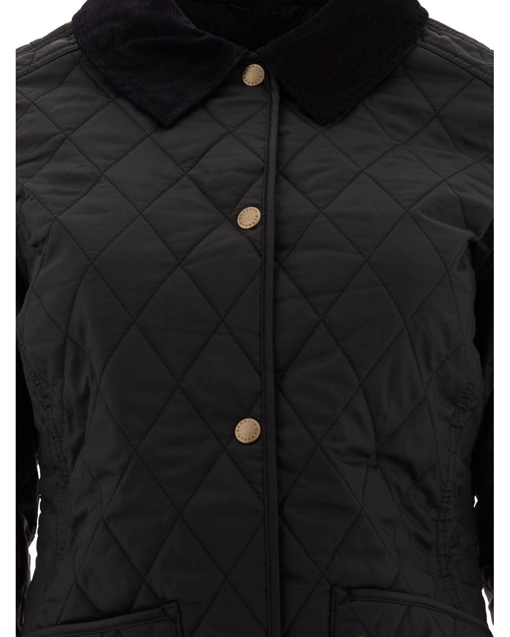 Barbour Black "Annandale" Quilted Jacket
