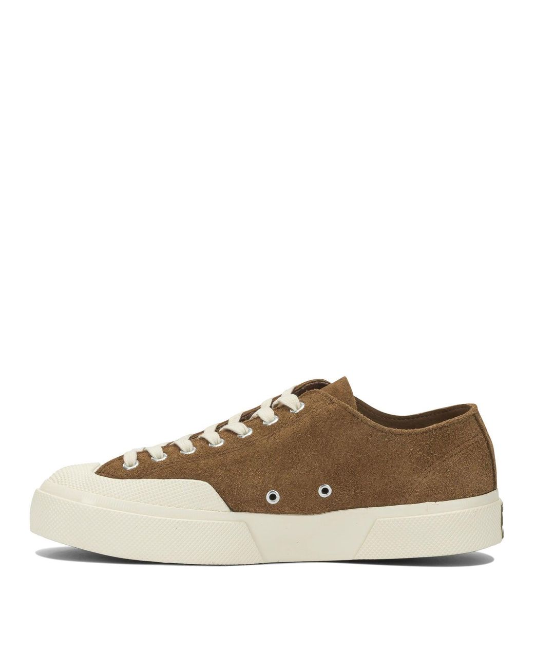 Superga Brown Leather Sneakers for men