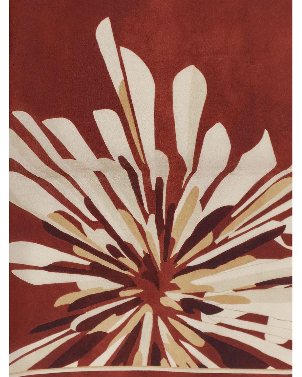 Brunello Cucinelli Red Silk Foulard