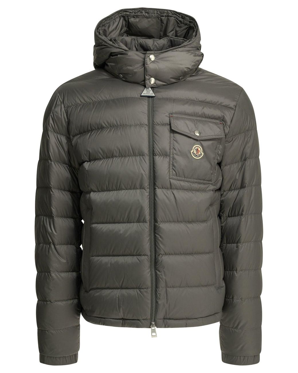 Moncler Gray Verith Short Down Jacket for men
