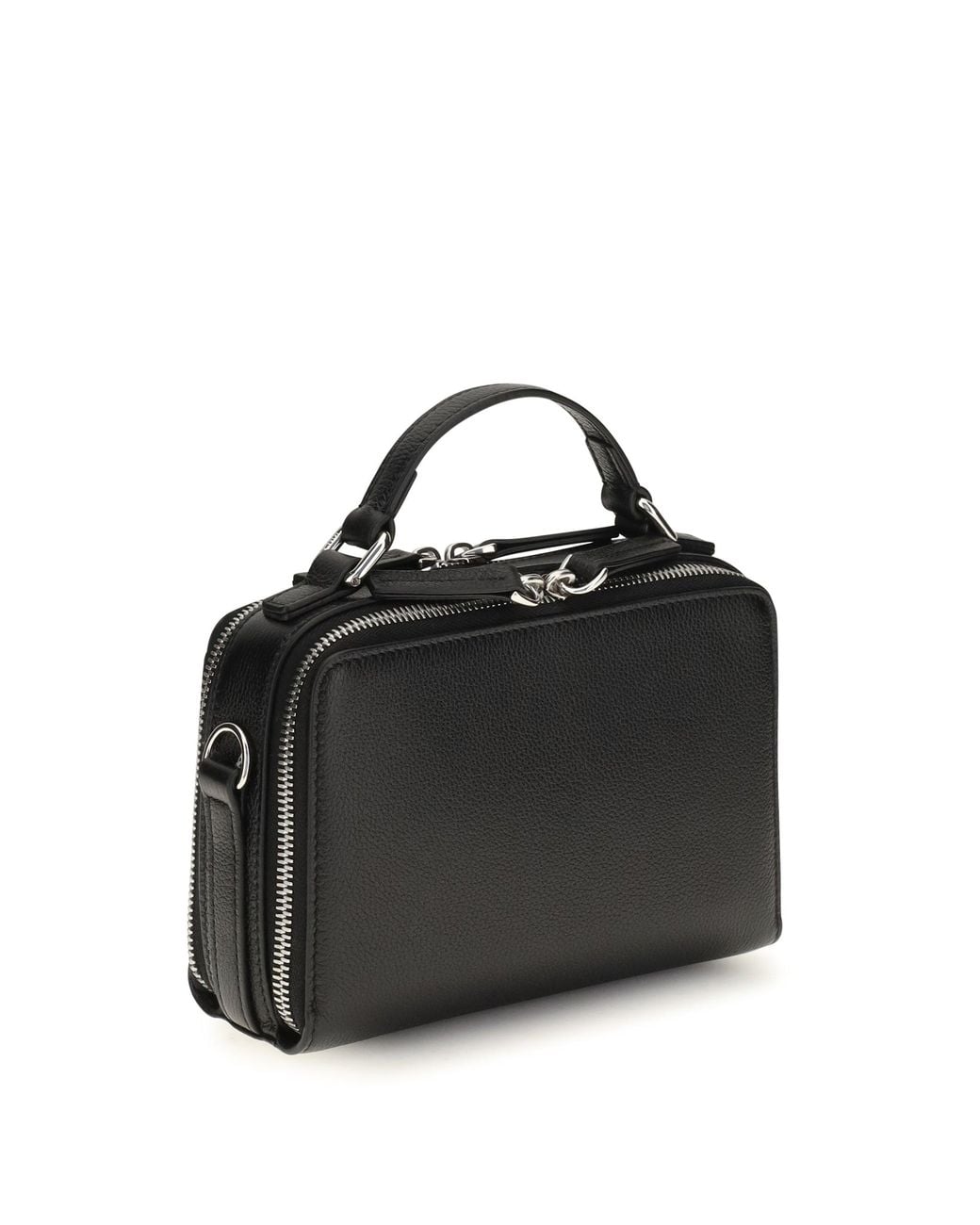 Fendi Black Calfskin Phone Holder Handbag for men