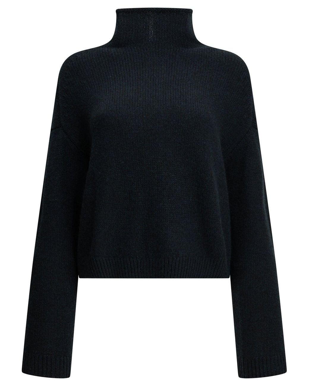 Khaite Black Marke Turtleneck Sweater