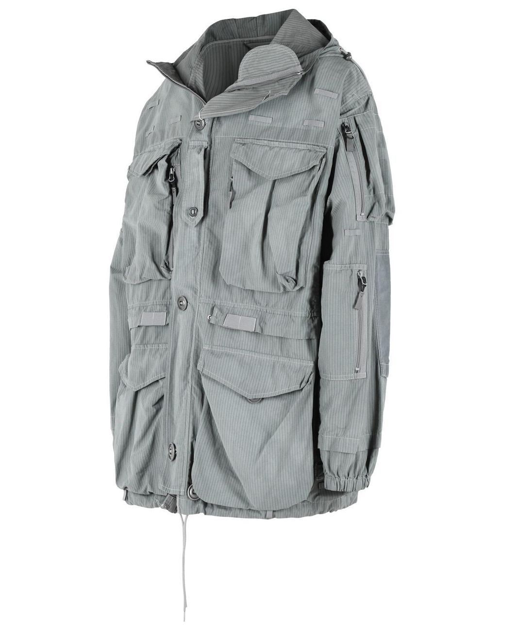 Maison Margiela Gray Cotton Blend Parka for men