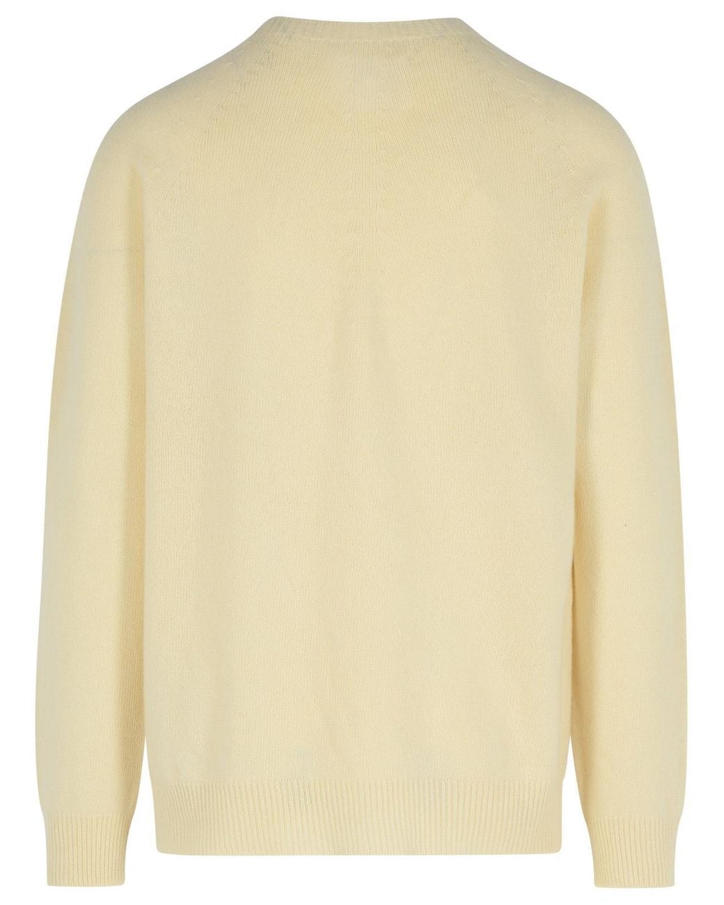 Jil Sander Natural Ivory Virgin Wool Blend Sweater for men