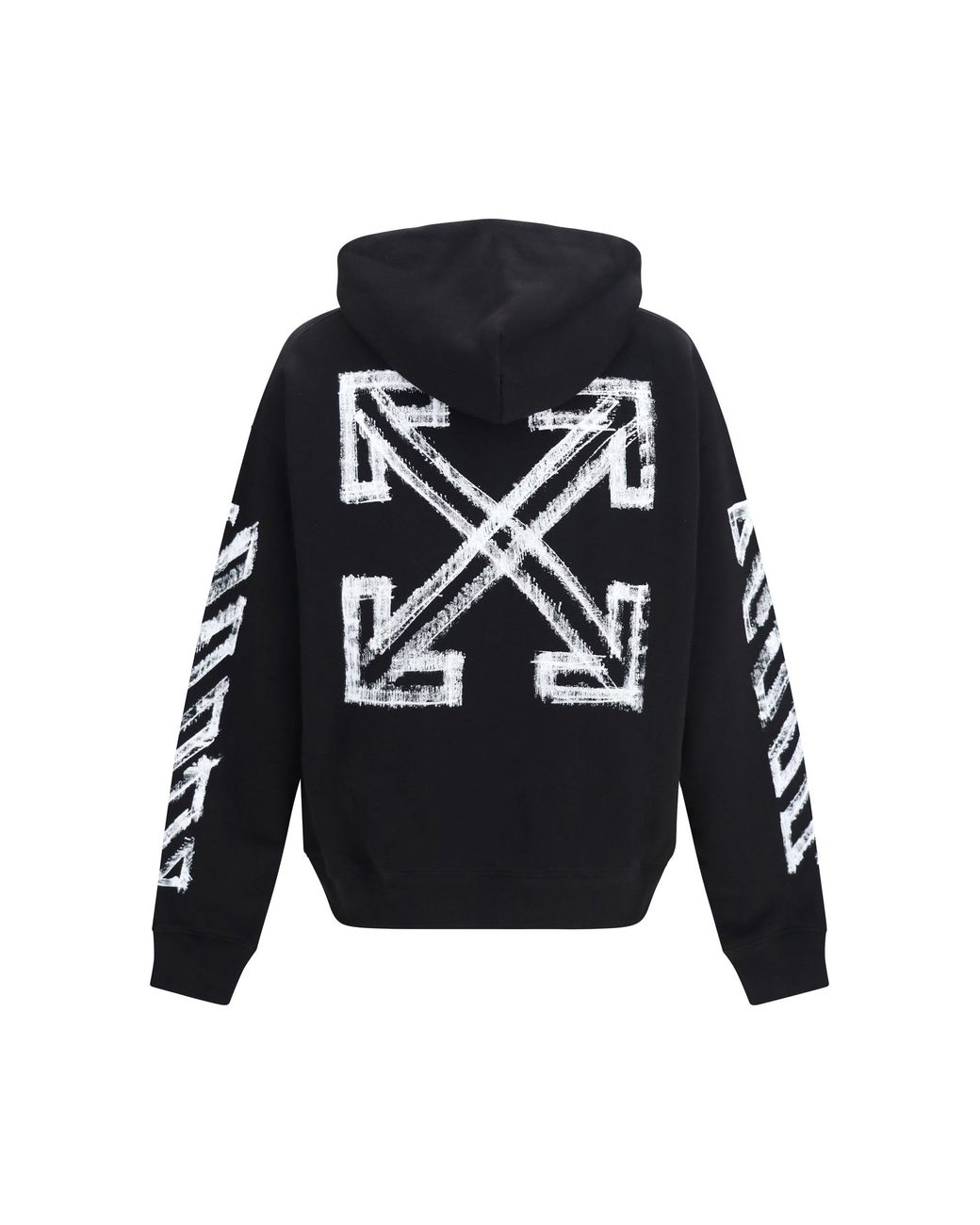 Off-White c/o Virgil Abloh Black Motion Arrow Hoodie for men