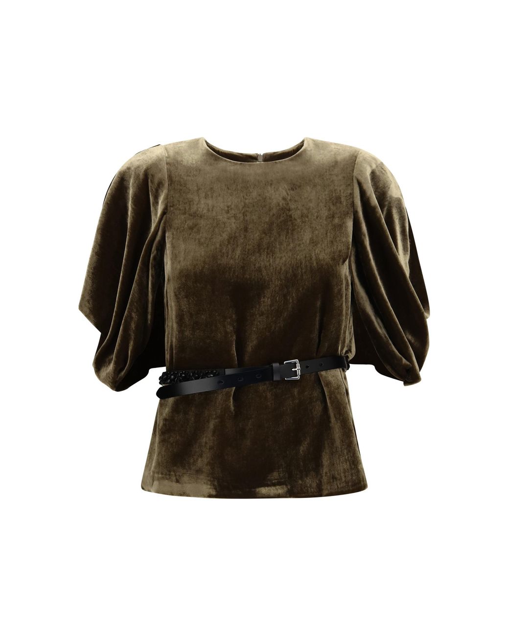 P.A.R.O.S.H. Green Velvet Top