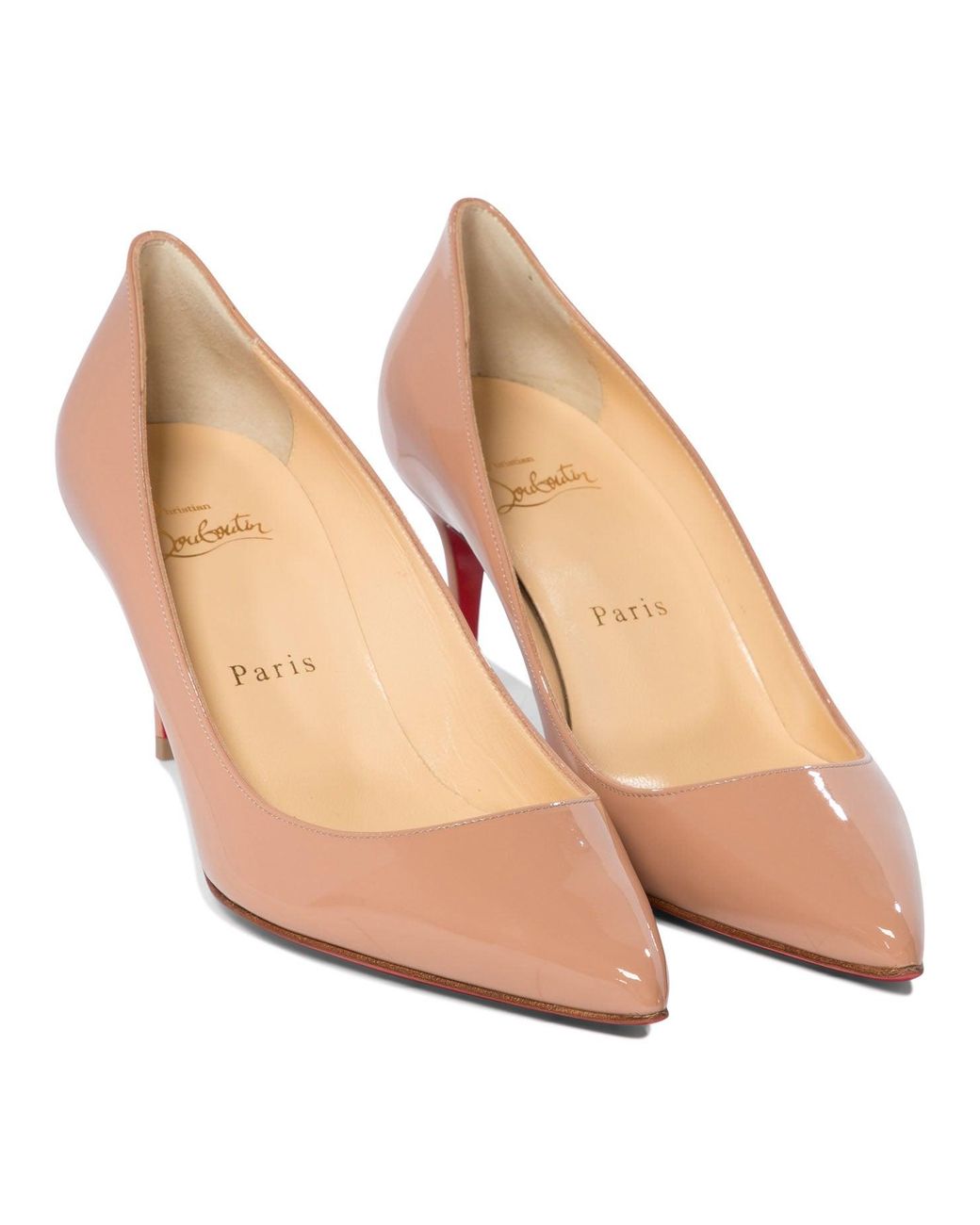 Christian Louboutin Pink Kate Patent Leather Pumps 70