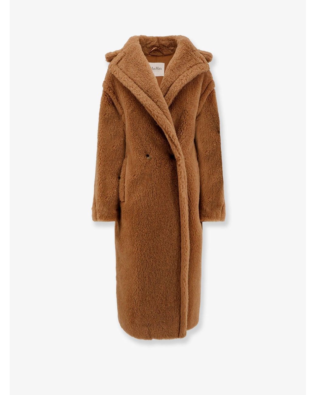 Max Mara Brown Teddy Camel And Silk Oat